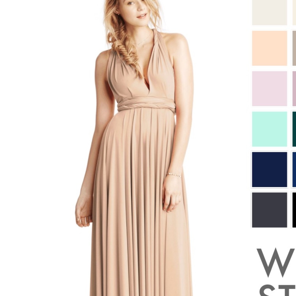 Twobirds rosewater ballgown